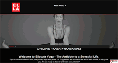 Desktop Screenshot of ellavateyoga.com